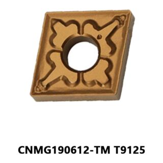 Original Tungaloy CNMG190612-TM T9125 Carbide Turning Insert - Diamond 80° | Steel (10 PCS)
