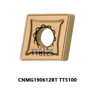 Original TaeguTec CNMG190612RT TT5100 Carbide Turning Insert - Diamond 80° (10 PCS)