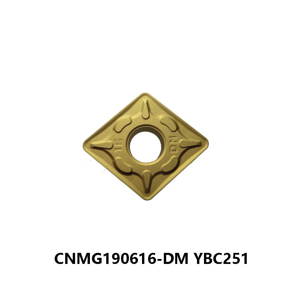 Zcc.ct 100% Original CNMG190616-DM YBC251 Turning Insert 10 pcs