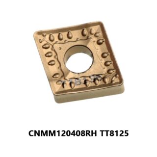 Original TaeguTec CNMM120408RH TT8125 Carbide Turning Insert - Diamond 80° | Steel (10 PCS)