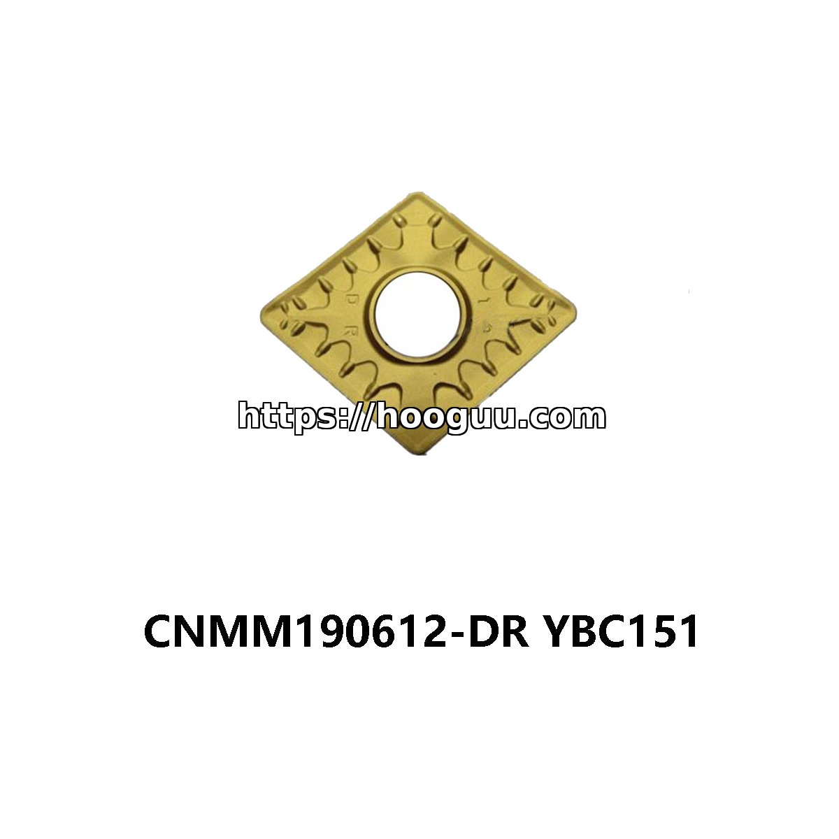 Original ZCC-CT CNMM190612-DR YBC251 Carbide Turning Insert - Diamond 80° | Steel (10 PCS)