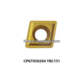 Original ZCC-CT CPGT050204 YBC151 Carbide Turning Insert - Diamond 80° | Steel & More (10 PCS)