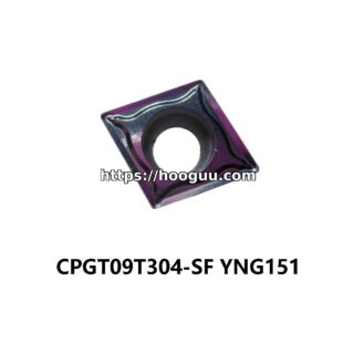Original ZCC-CT CPGT09T304-SF YNG151 Carbide Turning Insert - Diamond 80° | Steel & More (10 PCS)