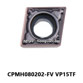 Original Mitsubishi CPMH080202-FV VP15TF Carbide Turning Insert - Diamond 80° | Steel (10 PCS)
