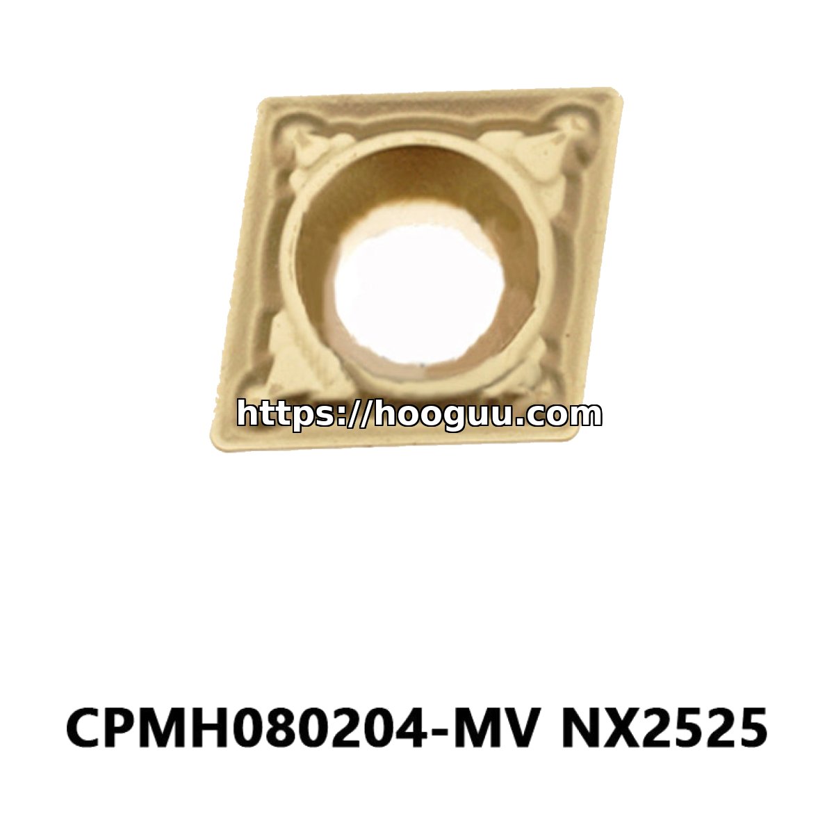 Original Mitsubishi CPMH080204-MV NX2525 Carbide Turning Insert - Diamond 80° | Steel & More (10 PCS)