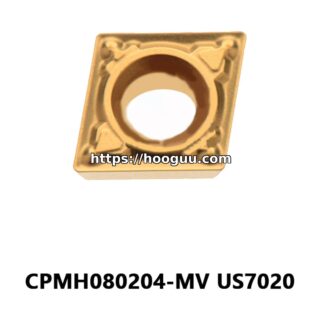 Original Mitsubishi CPMH080204-MV US7020 Carbide Turning Insert - Diamond 80° | Steel & More (10 PCS)