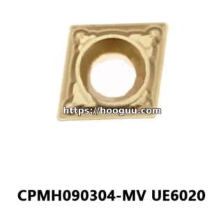 Original Mitsubishi CPMH090304-MV UE6020 Carbide Turning Insert - Diamond 80° | Steel, Carbon Steel (10 PCS)