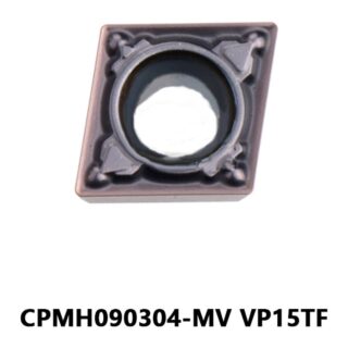 Original Mitsubishi CPMH090304-MV VP15TF Carbide Turning Insert - Diamond 80° | Steel, Stainless Steel (10 PCS)