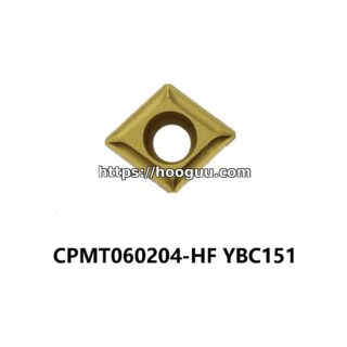 Original ZCC-CT CPMT060204-HF YBC151 Carbide Turning Insert - Diamond 80° | Steel, Stainless Steel (10 PCS)