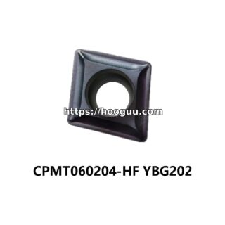 Original ZCC-CT CPMT060204-HF YBG202 Carbide Turning Insert - Diamond 80° | Steel, Cast Iron (10 PCS)