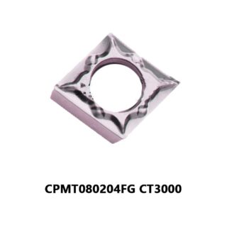 Original TaeguTec CPMT080204FG CT3000 Carbide Turning Insert - Diamond 80° (10 PCS)