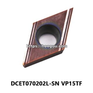 Original Mitsubishi DCET070202L-SN VP15TF Carbide Turning Insert - Diamond 55° | Steel & More (10 PCS)