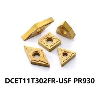 Original Kyocera DCET11T302FR-USF PR930 Carbide Turning Insert - Diamond 55° (10 PCS)