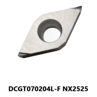 Original Mitsubishi DCGT070204L-F NX2525 Carbide Turning Insert - Diamond 55° | Steel (10 PCS)