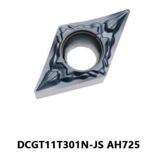 Original Tungaloy DCGT11T301N-JS AH725 Carbide Turning Insert - Diamond 55° | Stainless Steel & More (10 PCS)