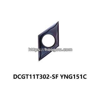 Original ZCC-CT DCGT11T302-SF YNG151C Carbide Turning Insert - Diamond 55° | Steel & More (10 PCS)