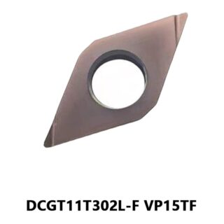 Original Mitsubishi DCGT11T302L-F VP15TF Carbide Turning Insert - Diamond 55° | Steel, Stainless Steel (10 PCS)