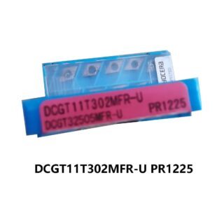 Original Kyocera DCGT11T302MFR-U PR1225 Carbide Turning Insert - Diamond 55° | Heat-Resistant Alloys (10 PCS)
