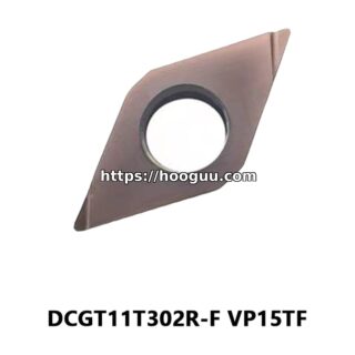 Original Mitsubishi DCGT11T302R-F VP15TF Carbide Turning Insert - Diamond 55° | Steel, Stainless Steel (10 PCS)
