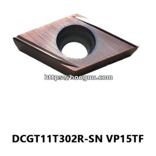 Original Mitsubishi DCGT11T302R-SN VP15TF Carbide Turning Insert - Diamond 55° | Steel (10 PCS)