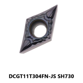 Original Tungaloy DCGT11T304FN-JS SH730 Carbide Turning Insert - Diamond 55° (10 PCS)