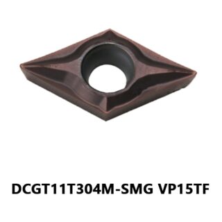 Original Mitsubishi DCGT11T304M-SMG VP15TF Carbide Turning Insert - Diamond 55° | Steel, Stainless Steel (10 PCS)