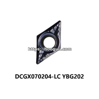 Original ZCC-CT DCGX070204-LC YBG202 Carbide Insert - Diamond 55° | Steel, Cast Iron, Aluminum (10 PCS)