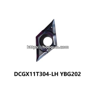Original ZCC-CT DCGX11T304-LH YBG202 Carbide Turning Insert - Diamond 55° | Steel & More (10 PCS)