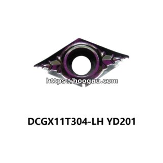 Original ZCC-CT DCGX11T304-LH YD201 Carbide Insert - Diamond 55° | Steel & More (10 PCS)