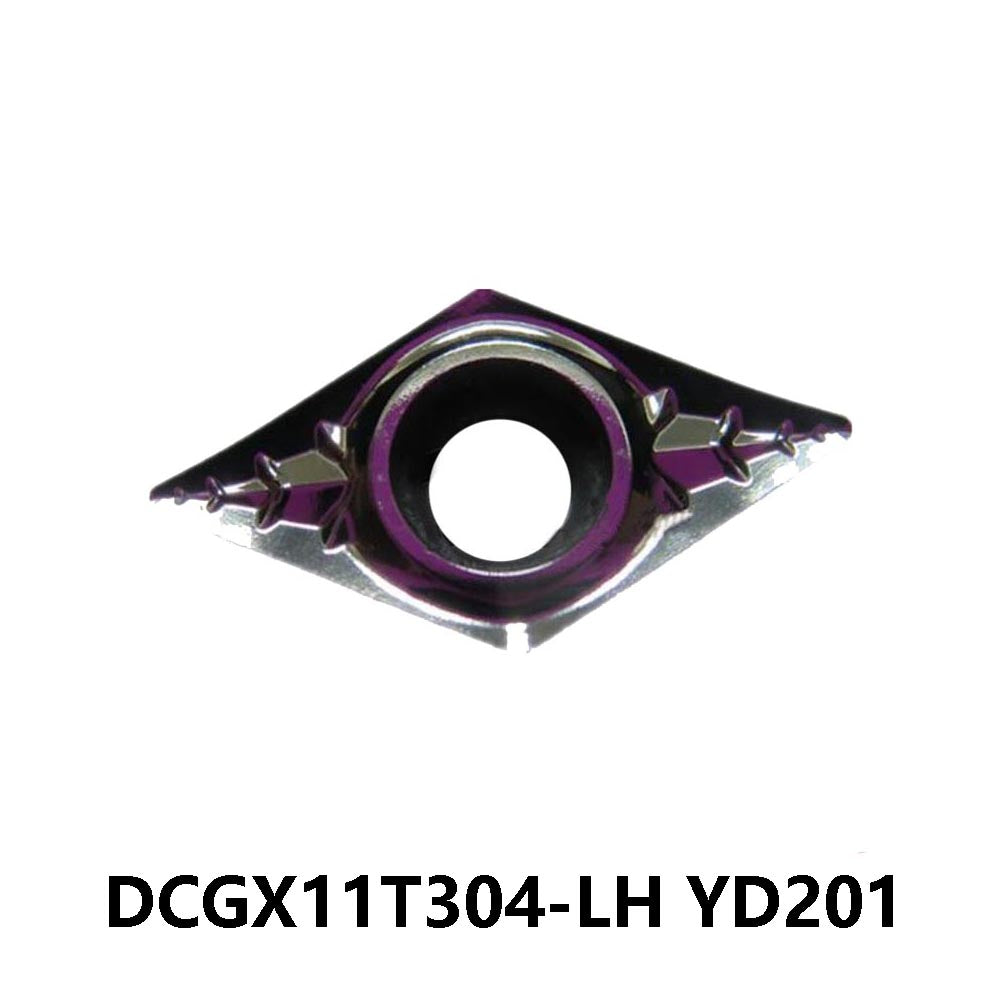 Zcc.ct 100% Original DCGX11T304-LH YD201 Turning Insert 10 pcs