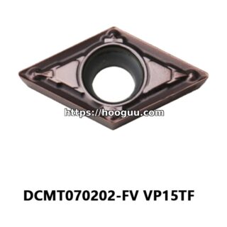 Original Mitsubishi DCMT070202-FV VP15TF Carbide Turning Insert - Diamond 55° | Steel (10 PCS)
