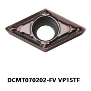 Original Mitsubishi DCMT070202-FV VP15TF Carbide Turning Insert - Diamond 55° | Steel, Stainless Steel (10 PCS)