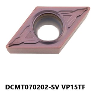 Original Mitsubishi DCMT070202-SV VP15TF Carbide Turning Insert - Diamond 55° | Steel, Stainless Steel (10 PCS)