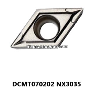 Original Mitsubishi DCMT070202 NX3035 Carbide Turning Insert - Diamond 55° | Steel, Stainless Steel (10 PCS)