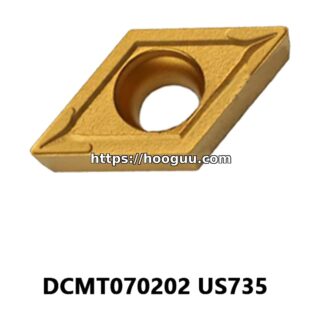 Original Mitsubishi DCMT070202 US735 Carbide Turning Insert - Diamond 55° | Steel & More (10 PCS)