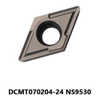 Original Tungaloy DCMT070204-24 NS9530 Carbide Turning Insert - Diamond 55° (10 PCS)