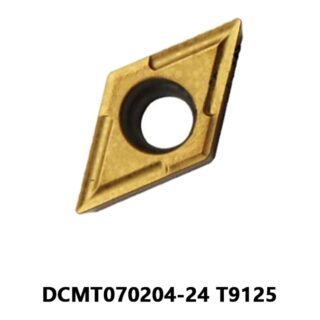 Original Tungaloy DCMT070204-24 T9125 Carbide Turning Insert - Diamond 55° | Steel (10 PCS)