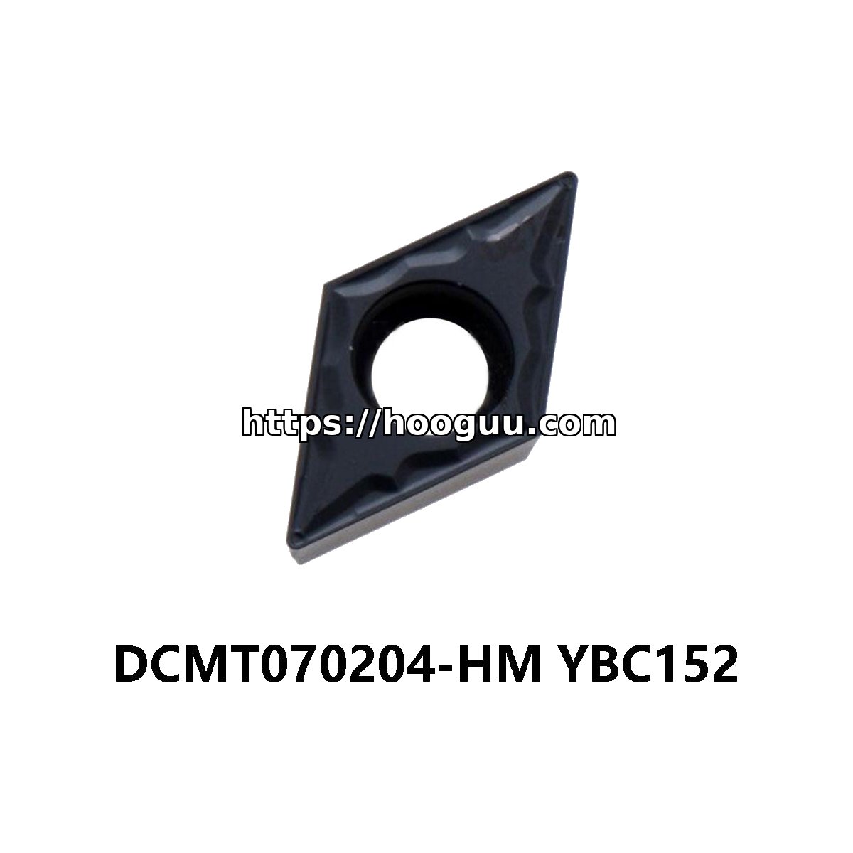 Original ZCC-CT DCMT070204-HM YBC152 Carbide Insert - Diamond 55° | Steel, Cast Iron, Aluminum (10 PCS)