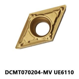 Original Mitsubishi DCMT070204-MV UE6110 Carbide Turning Insert - Diamond 55° (10 PCS)