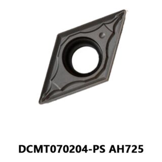 Original Tungaloy DCMT070204-PS AH725 Carbide Turning Insert - Diamond 55° | Stainless Steel & More (10 PCS)