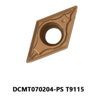 Original Tungaloy DCMT070204-PS T9115 Carbide Turning Insert - Diamond 55° | Steel (10 PCS)