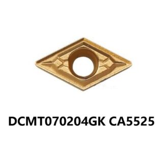 Original Kyocera DCMT070204-GK CA4505 Carbide Turning Insert - Diamond 55° (10 PCS)