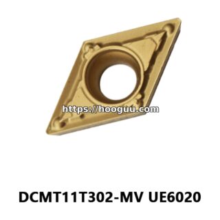 Original Mitsubishi DCMT11T302-MV UE6020 Carbide Turning Insert - Diamond 55° | Steel & More (10 PCS)