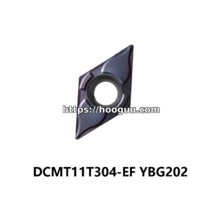 Original ZCC-CT DCMT11T304-EF YBG202 Carbide Turning Insert - Diamond 55° | Steel & More (10 PCS)