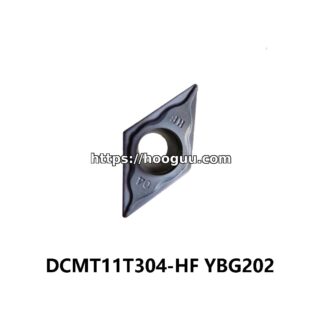 Original ZCC-CT DCMT11T304-HF YBG202 Carbide Turning Insert - Diamond 55° | Steel & More (10 PCS)