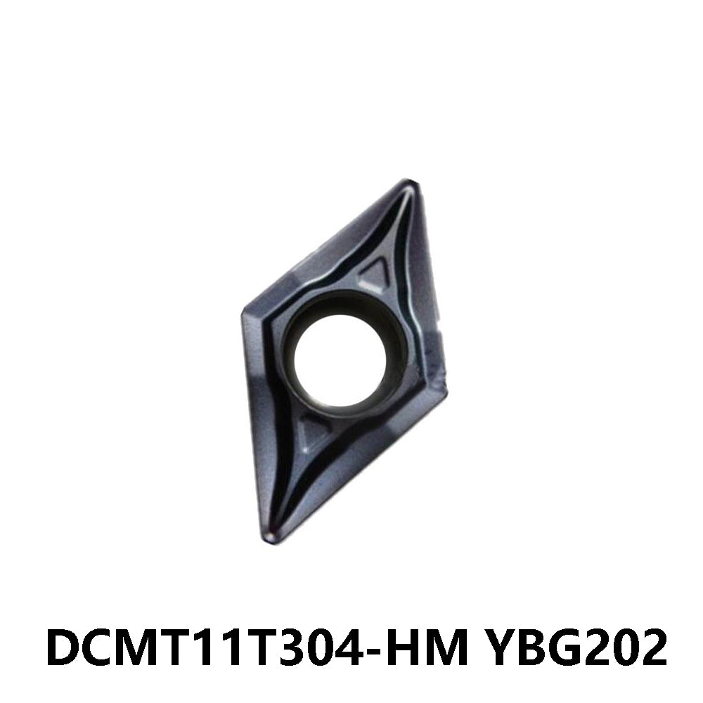 ZCC DCMT11T304-HM YBG202 Carbide Turning Insert - Diamond 55° | Steel (10 PCS)