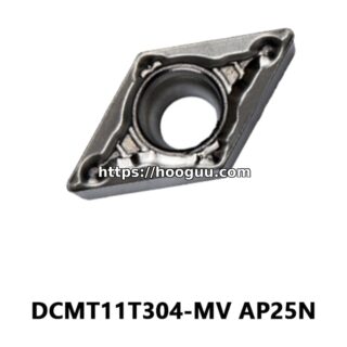 Original Mitsubishi DCMT11T304-MV Carbide Turning Insert - Diamond 55° | Steel & More (10 PCS) AP25N DCMT11T304-MV AP25N