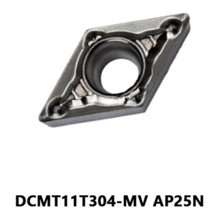 Original Mitsubishi DCMT11T304-MV Carbide Turning Insert - Diamond 55° (10 PCS) DCMT11T304-MV AP25N