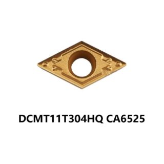 Original Kyocera DCMT11T304HQ CA6525 Carbide Turning Insert - Diamond 55° | Steel (10 PCS)