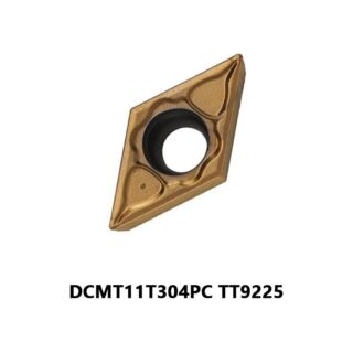Original TaeguTec DCMT11T304PC TT9225 Carbide Turning Insert - Diamond 55° | Steel (10 PCS)